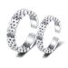 Circular New Couple Watch Chain Geometric Hollow Pair For Men And Women Wave Dot Instagram Personalized Simple Open Ring_ipsvogv.com