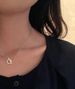 H Pig Nose Full Necklace Light Luxury Fashion Gold Plated Love Horse Home Diamond Set Small Q Pendant Clavicle Chain_ipsvogv.com