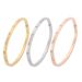 Women's Jewelry Classic Square With Zircon Inlay Stainless Steel Bracelet_ipsvogv.com