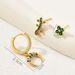 Ins Fashion Personality Earrings Set Inlaid With Zircon Crescent Gecko Niche Design Earrings Versatile Net Red Ear Bone Clip_ipsvogv.com