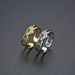 Unisex Sweet Love Love Diamond Zircon CZ Ring Female Light Luxury Style Open Adjustable Hand Jewelry_ipsvogv.com