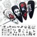 Arte Clavo Halloween Nail Stamping Plates Snowflake Festival Pattern Nail Art Image Plates Stainless Steel Nail Art Plate Stencil_ipsvogv.com