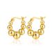 Women's Jewelry Irregular Round Bead Earrings Light Luxury And High End Design Earrings_ipsvogv.com