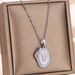 ins style summer 26 English letters oil drop three dimensional necklace gold plated necklace female_ipsvogv.com