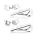 Cufflinks And Tie Clips Set Cross Border Hot Selling Fashion Simple And Elegant Men's Formal French Shirt Accessories_ipsvogv.com