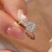 New Pure Silver Star Weaving Straight Arm, Mosang Stone Diamond Ring, 50 Cents, One Carat Live Female Ring_ipsvogv.com