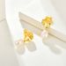 Pearl earrings earrings sterling silver plated with 14k gold Baroque earrings for women jewelry silver jewelry_ipsvogv.com