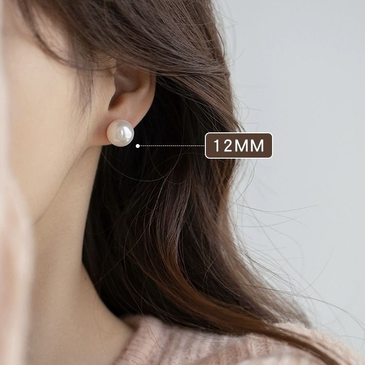 Women’s Jewelry Set Fashion Earrings Autumn And Winter Pearl Zircon Silver Needle Simple And Versatile Light Luxury Metallic Accessories_ipsvogv.com