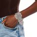 Fashion Rhinestone Belt Buckle Bracelet Multi-row Hip Hop Full Diamond Bracelet Women's Hot Selling Jewelry Bracelet_ipsvogv.com