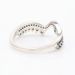 Women's Jewelry White Copper Shining Asymmetrical Wave Ring Light Luxury Temperament Diamond Ring Valentine's Day Gift_ipsvogv.com