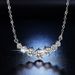 Live streaming new simulation moissanite seven star necklace, collarbone chain, straight row pendant, headwear for_ipsvogv.com