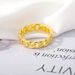 Hip Hop Cuban Chain Electroplated Real Gold Trend Men's Ring_ipsvogv.com