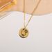 Niche Art Design Titanium Steel Necklace With Cold And Indifferent Style Instagram Face Square Round Plate Pendant_ipsvogv.com