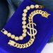 New Niche Light Luxury Hip-Hop Fashion Cuban Bracelet Full Diamond Jewelry Set_ipsvogv.com