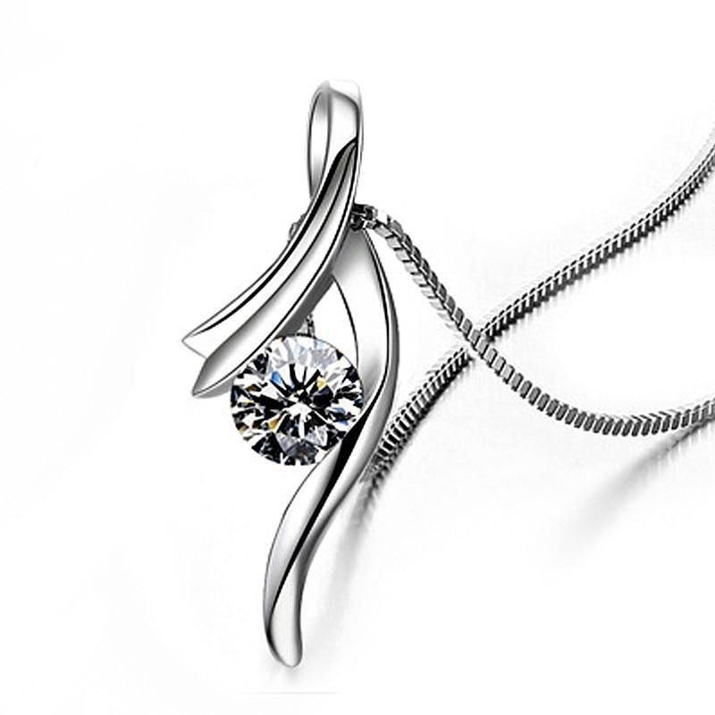 Cao Shi's live streaming of fashion necklace, women's floral youth pendant, exquisite zircon collarbone chain_ipsvogv.com
