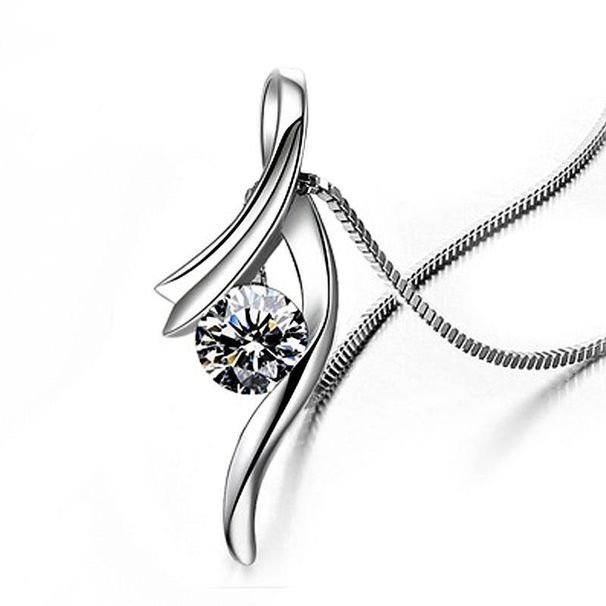 Cao Shi's live streaming of fashion necklace, women's floral youth pendant, exquisite zircon collarbone chain_ipsvogv.com