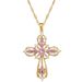 Steel 【 Titanium 】 A Light Luxury Cross With Temperament, Luxurious Diamond Necklace That Is Versatile For Women, 【 】 Temperament, Women,_ipsvogv.com