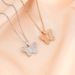 New Micro Inlaid Zirconia Butterfly Pendant Titanium Steel Necklace For Women, Simple And Cold Style Clavicle Chain_ipsvogv.com