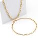 Straight Regular Bare Men's And Women's Versatile Stainless Steel Paperclip Plain Chain_ipsvogv.com