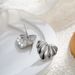 Women’s Jewelry Set Fashion Gold Fashion Trend Holiday Retro Scallop Earrings Geometric Striped Earrings_ipsvogv.com
