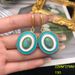 Western Vintag Jewelry Light Luxury Niche Enamel Glazed Copper Material Turquoise Necklace Bracelet Earring Set_ipsvogv.com