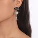 E10365 Fashion Accessories Western Style Hat Love Cowboy Boots Drip Oil Multi Layer Earrings_ipsvogv.com