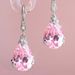 Cao Shi'er Jewelry Water Drop Zircon For Women's Simple And Versatile Earrings, Korean Internet Red Earrings_ipsvogv.com
