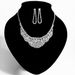 Popular Bride Accessories, Exquisite And Dazzling Necklaces, Earrings, Two-piece Set, Evening Banquet Performance,_ipsvogv.com