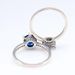 Women's Jewelry Crown Ring Ring White Copper Plated Silver Shining Crown Hollow Pair Ring Female Fashion_ipsvogv.com