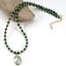 Constellation Shell 4 Cm Tiger Eye Stone Natural Stone Necklace Clavicle Chain Simple Niche_ipsvogv.com