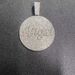 New Round Alloy Pendant Cuban Chain Hip-Hop Style English Letter Angel Necklace_ipsvogv.com