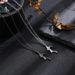 Halloween Dark Sweet Cool Wind Bat Wings Necklace For Women's Black And White Winged Couples_ipsvogv.com