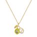 【 Titanium Steel 】 Necklace Earring Light Luxury Full Diamond Fruit Pearl Personalized Temperament Banquet Earrings Set_ipsvogv.com