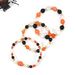 Halloween Handmade Adjustable Halloween Skull Beaded Bracelet Set - Stretchable Natural Stone Beads For Men And Women Adjustable_ipsvogv.com