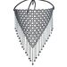 Women's fashion show grid rhinestone jewelry metal metal tassel rhinestone mask nightclub party accessories_ipsvogv.com