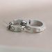 Women's Jewelry Fashion Personality 4MM Diamond U Shaped Earrings Titanium Steel Personality Earrings Stainless Steel Jewelry_ipsvogv.com