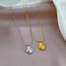 Body 【 Full Titanium Steel 】 Double Sided Fuxi Extremely Simple Wind Furnace Genuine Gold Necklace For Female Ins Mesh 【 】_ipsvogv.com