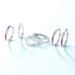Summer Bright Colored Zirconium Closed Ring S925 Silver Inlaid Colored Gem Light Luxury Simple Ring_ipsvogv.com