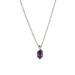 Korean Version Of Personalized Fashionable And Elegant, Angel Tears, Purple Pendant, Necklace, Accessory_ipsvogv.com
