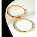 S925 Sterling Silver Niche Design Big Ear Ring Cut Face Ear Buckle Fashionable Style Distinctive Blogger Earrings Earrings_ipsvogv.com