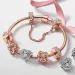 Real Sterling Sier Beads Snake Chain Bracelet Rose Gold Wire Fit Original Pandra Bead Charm Women Jewelry 2022_ipsvogv.com