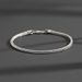 S Pure Silver Fox Tail Bracelet Thin Men's Rope Hip-Hop Versatile Woven Couple Style Plain Chain Women's Hand Jewelry_ipsvogv.com