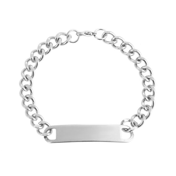 Hot Selling Stainless Steel Men's Curved Bracelet Exquisite Polished Smooth Surface And Straight Strip That Can Be_ipsvogv.com