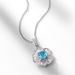 new Flower Lady Pendant Female S925 Silver Inlaid Shining Ice Flower Cut High Carbon Diamond Pendant Light Luxury_ipsvogv.com