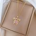 】 Threaded 【 Sky Butterfly Light Luxury Charm Gorgeous Full Diamond Necklace Women's Versatile Clavicle Titanium Steel 【 】_ipsvogv.com