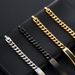 Stainless Jewelry Curved Tag Men's Personalized Hip-Hop Titanium Steel Bracelet Customizable DIY Engraving_ipsvogv.com