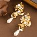 Trendy Brand Fashion Style Pearl Pendant Long Tassel Exaggerated, Atmospheric, High-end Silver Needle Earrings_ipsvogv.com