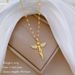 】 Devout 【 Angel, Light Luxury, Gorgeous And Full Diamond Necklace, Women's Versatile Clavicle Cha, Titanium Steel 【 】 Angel, Luxury, Necklace, Cha,_ipsvogv.com
