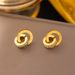 Roman Double Ring Necklace, Women's Titanium Steel Full Diamond Collarbone Chain, Fashionable, Versatile, High-end And_ipsvogv.com