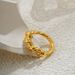 Women’s Jewelry Set Fashion Personality Gold Light Luxury Irregular Geometric Ring Love Zircon Ring Creative Thread Ring_ipsvogv.com